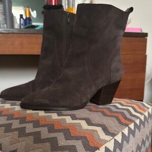 Lucky Brand Dark Brown Heeled Boots